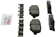 2015 Dodge Grand Caravan - Rear Ceramic Brake Pad Set, 3.6L 6Cyl, Without Heavy Duty Brakes, Blue Series