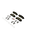 2019 Nissan Rogue - Front Ceramic Brake Pad Set, 2.0L 4Cyl, Blue Series