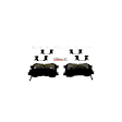 2019 Nissan Rogue - Front Ceramic Brake Pad Set, 2.0L 4Cyl, Blue Series