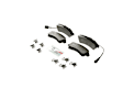 BE1746H Rear Blue Series Semi-metallic Brake Pad Set