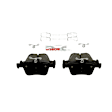 2020 Volkswagen Arteon - Rear Ceramic Brake Pad Set, 300mm Rear Disc; 312mm Front Disc, Blue Series