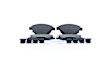 BE1778H Front Blue Series Semi-metallic Brake Pad Set