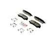 2021 Ford Mustang - Rear Ceramic Brake Pad Set, 2.3L 4Cyl, 6 Piston Caliper, Blue Series