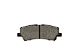2021 Ford Mustang - Rear Ceramic Brake Pad Set, 2.3L 4Cyl, 6 Piston Caliper, Blue Series