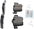 BE1795H Rear Ceramic Brake Pad Set