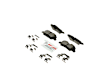 BE1800H Rear Blue Series Ceramic Brake Pad Set