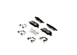 BE1800H Rear Blue Series Ceramic Brake Pad Set
