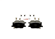 2019 Fiat 500X - Front Ceramic Brake Pad Set, 1.3L 4Cyl, Blue Series