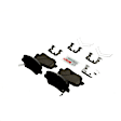 BE1815H Front Blue Series Ceramic Brake Pad Set