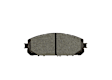 2015 Jeep Cherokee - Front Ceramic Brake Pad Set, 3.2L 6Cyl, With Heavy Duty Brakes, Blue Series