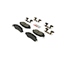 2020 Toyota Yaris - Front Ceramic Brake Pad Set, 1.5L 4Cyl, Vehicles Built For United States and Canada Market, Blue Series