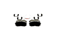 2020 Kia Soul EV - Front Ceramic Brake Pad Set, Blue Series