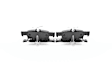 2016 Honda Civic - Rear Ceramic Brake Pad Set, With Rear Disc Brake, Blue Series