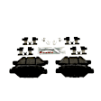 BE1934H Rear Blue Series Ceramic Brake Pad Set