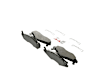 BE203H Front Euroline Series Semi-metallic Brake Pad Set