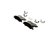2023 Honda Odyssey - Front Ceramic Brake Pad Set, Blue Series