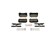 BE2118H Rear Semi-metallic Brake Pad Set