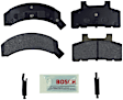 BE215H Front Blue Series Semi-metallic Brake Pad Set