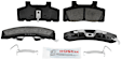 BE215H Front Blue Series Semi-metallic Brake Pad Set