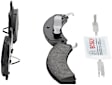 BE215H Front Blue Series Semi-metallic Brake Pad Set