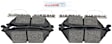 BE2169H Rear Ceramic Brake Pad Set