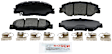 BE2185H Front QuietCast Series Ceramic Brake Pad Set