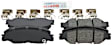 BE2185H Front QuietCast Series Ceramic Brake Pad Set