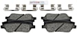 BE2198H Front Blue Series Ceramic Brake Pad Set