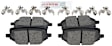 BE2231H Rear Blue Series Ceramic Brake Pad Set