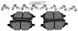 BE2232H Rear Blue Series Ceramic Brake Pad Set
