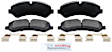 BE2236H Rear Blue Series Semi-metallic Brake Pad Set