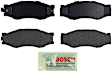 BE266 Front Blue Series Semi-metallic Brake Pad Set