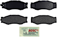 BE266 Front Blue Series Semi-metallic Brake Pad Set