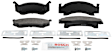 1988 Dodge W250 - Front Semi-metallic Brake Pad Set, 3500 lb Front Axle, Blue Series
