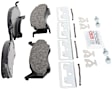 1988 Dodge W250 - Front Semi-metallic Brake Pad Set, 3500 lb Front Axle, Blue Series
