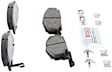1996 Honda Civic - Front Ceramic Brake Pad Set, Sedan,  4-Wheel ABS, Manual Transaxle, Blue Series