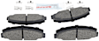 1996 Honda Civic - Front Ceramic Brake Pad Set, Sedan,  4-Wheel ABS, Manual Transaxle, Blue Series