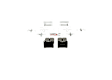 BE31H Blue Series Semi-metallic Brake Pad Set