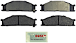BE333 Front Blue Series Semi-metallic Brake Pad Set