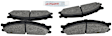 BE333 Front Blue Series Semi-metallic Brake Pad Set