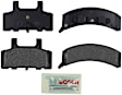 BE369 Front Blue Series Semi-metallic Brake Pad Set