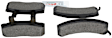BE369 Front Blue Series Semi-metallic Brake Pad Set