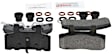 BE369H Front Blue Series Semi-metallic Brake Pad Set