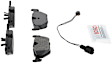 BE396 Rear Blue Series Semi-metallic Brake Pad Set