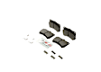 BE466H Front Blue Series Ceramic Brake Pad Set