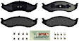 1998 Jeep Wrangler - Front Semi-metallic Brake Pad Set, Mfrbodycode: TJ, Euroline Series