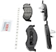 1998 Jeep Wrangler - Front Semi-metallic Brake Pad Set, Mfrbodycode: TJ, Euroline Series