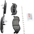 1998 Jeep Wrangler - Front Semi-metallic Brake Pad Set, Mfrbodycode: TJ, Euroline Series
