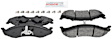 1998 Jeep Wrangler - Front Semi-metallic Brake Pad Set, Mfrbodycode: TJ, Euroline Series