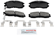 1990 Eagle Talon - Front Ceramic Brake Pad Set, Late, Blue Series